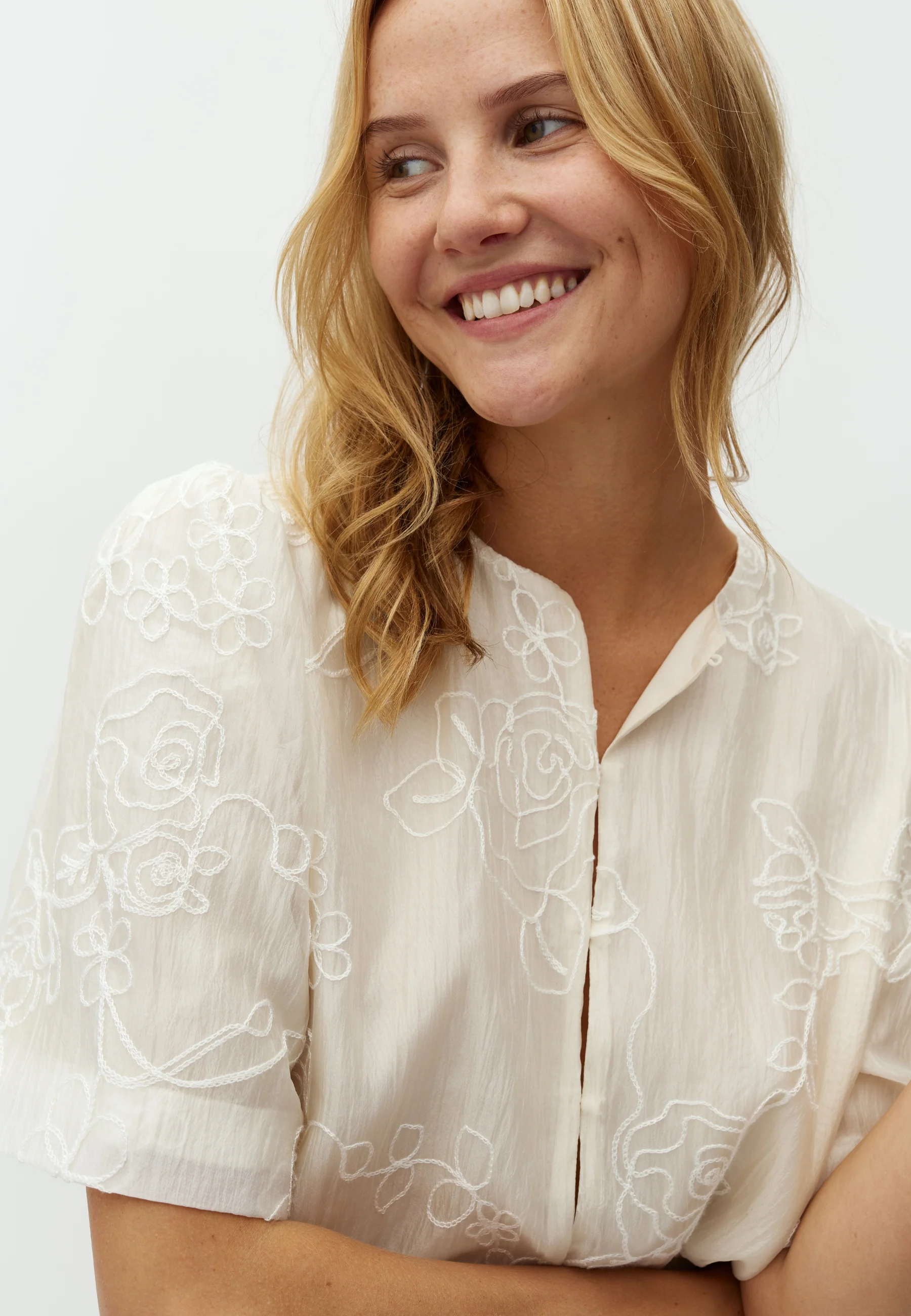 Nyphera-M Blouse Jacket - Sugar - Image 2