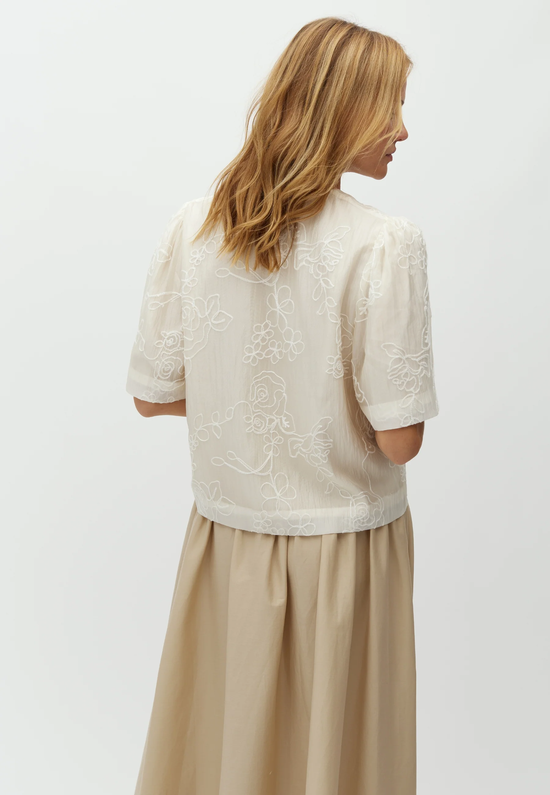 Nyphera-M Blouse Jacket - Sugar - Image 4