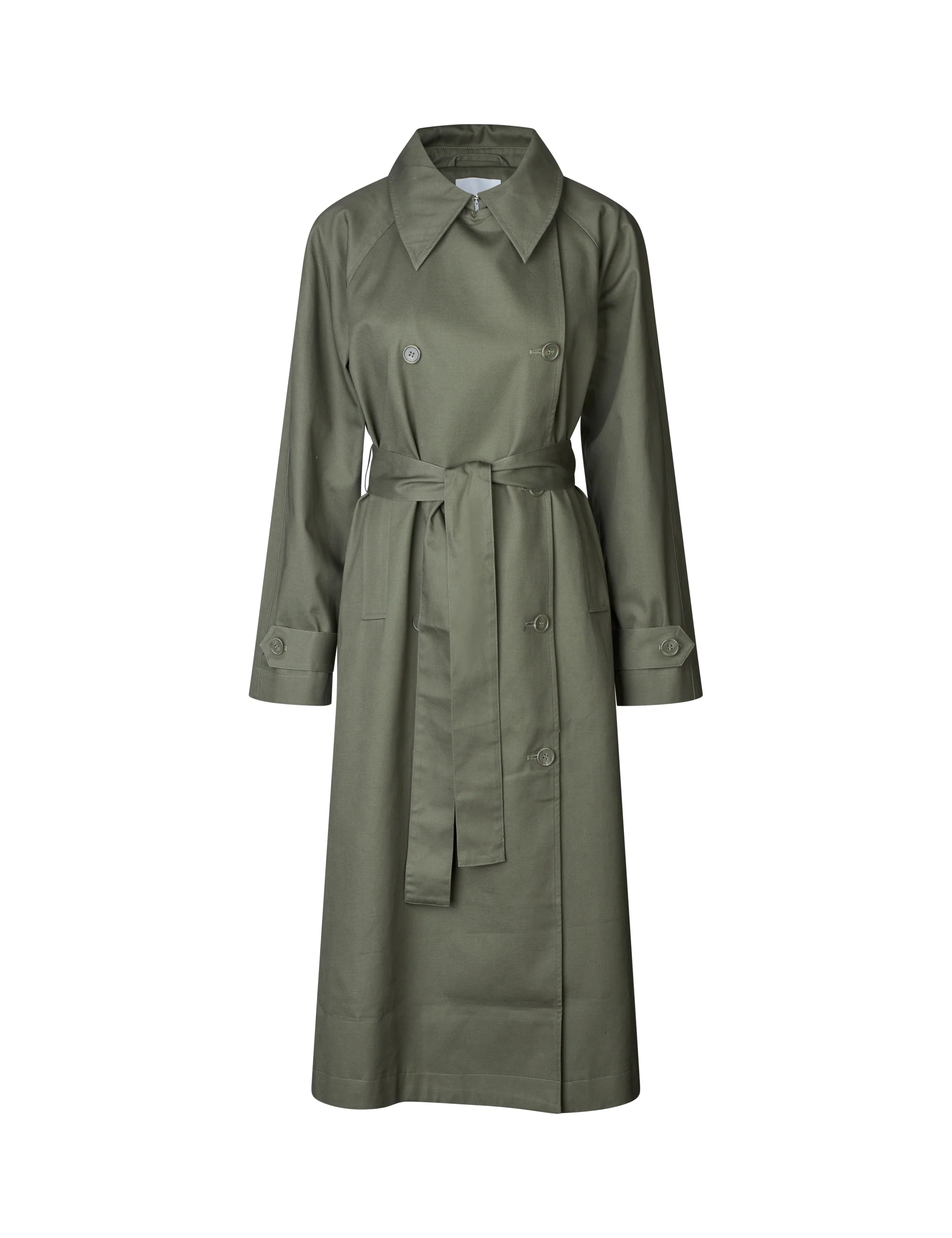 Odonna B-M Coat - Dusty Olive - Image 5