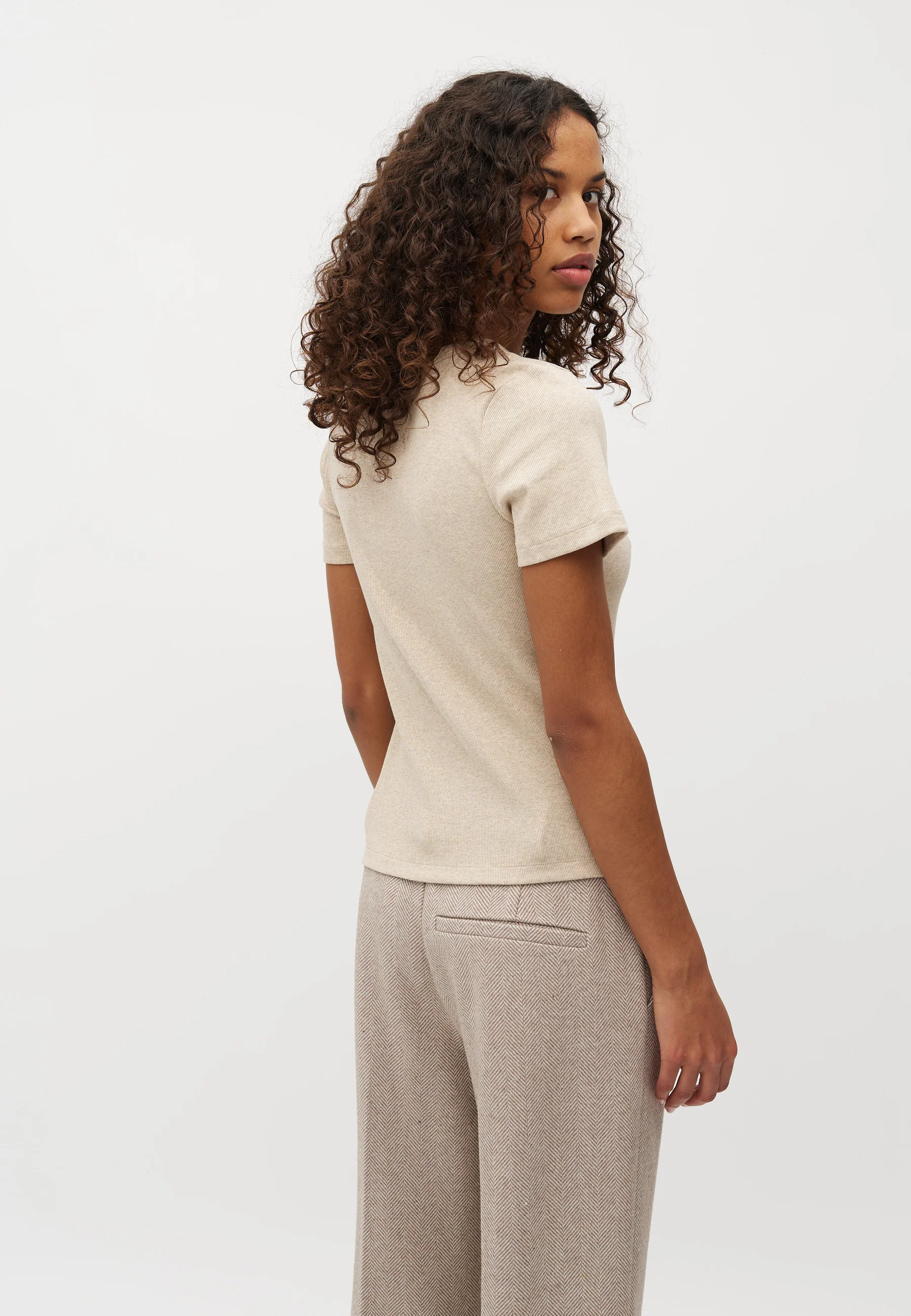 Otis-M T-shirt - Earth Melange - Image 3
