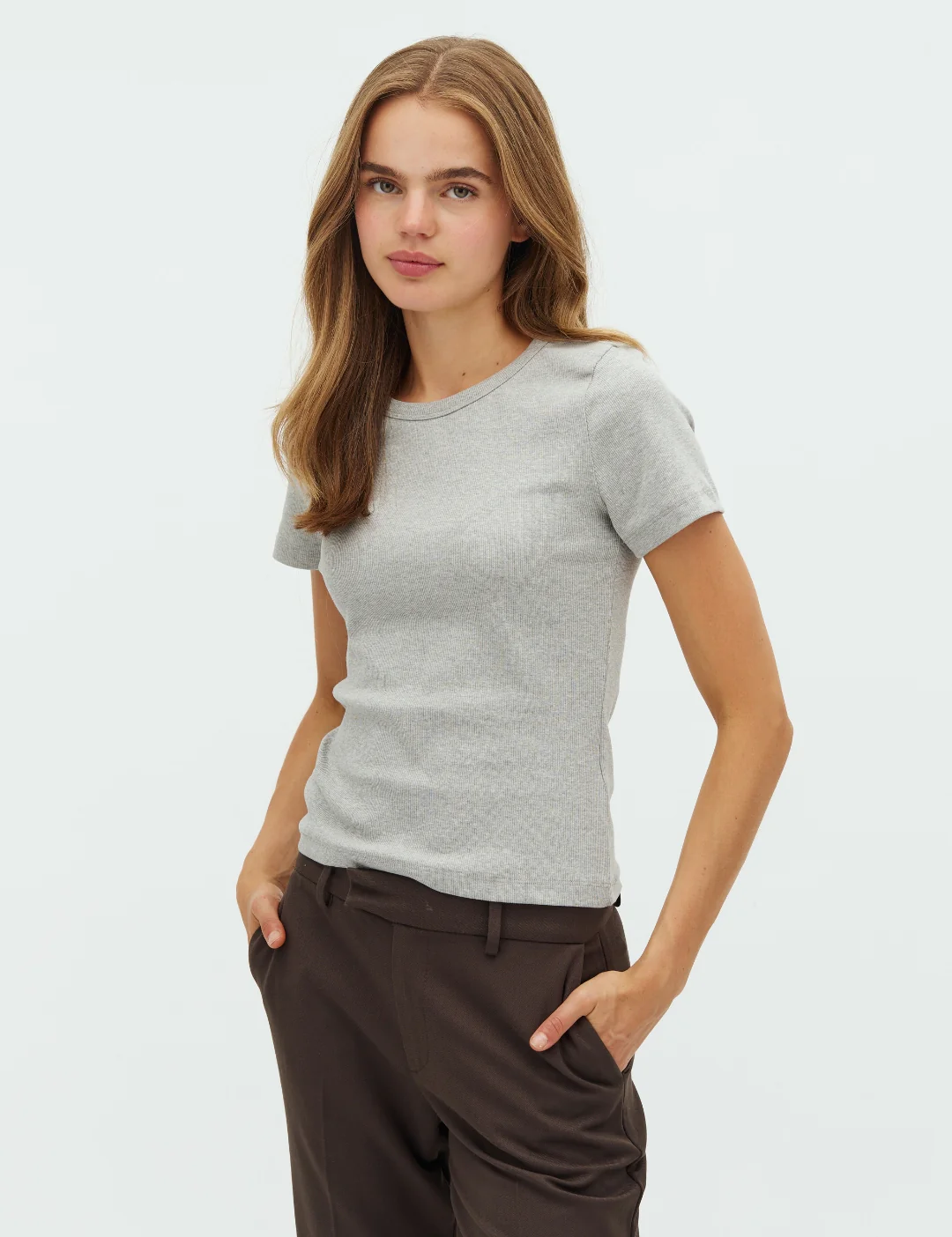 Otis-M T-shirt - Grey Melange