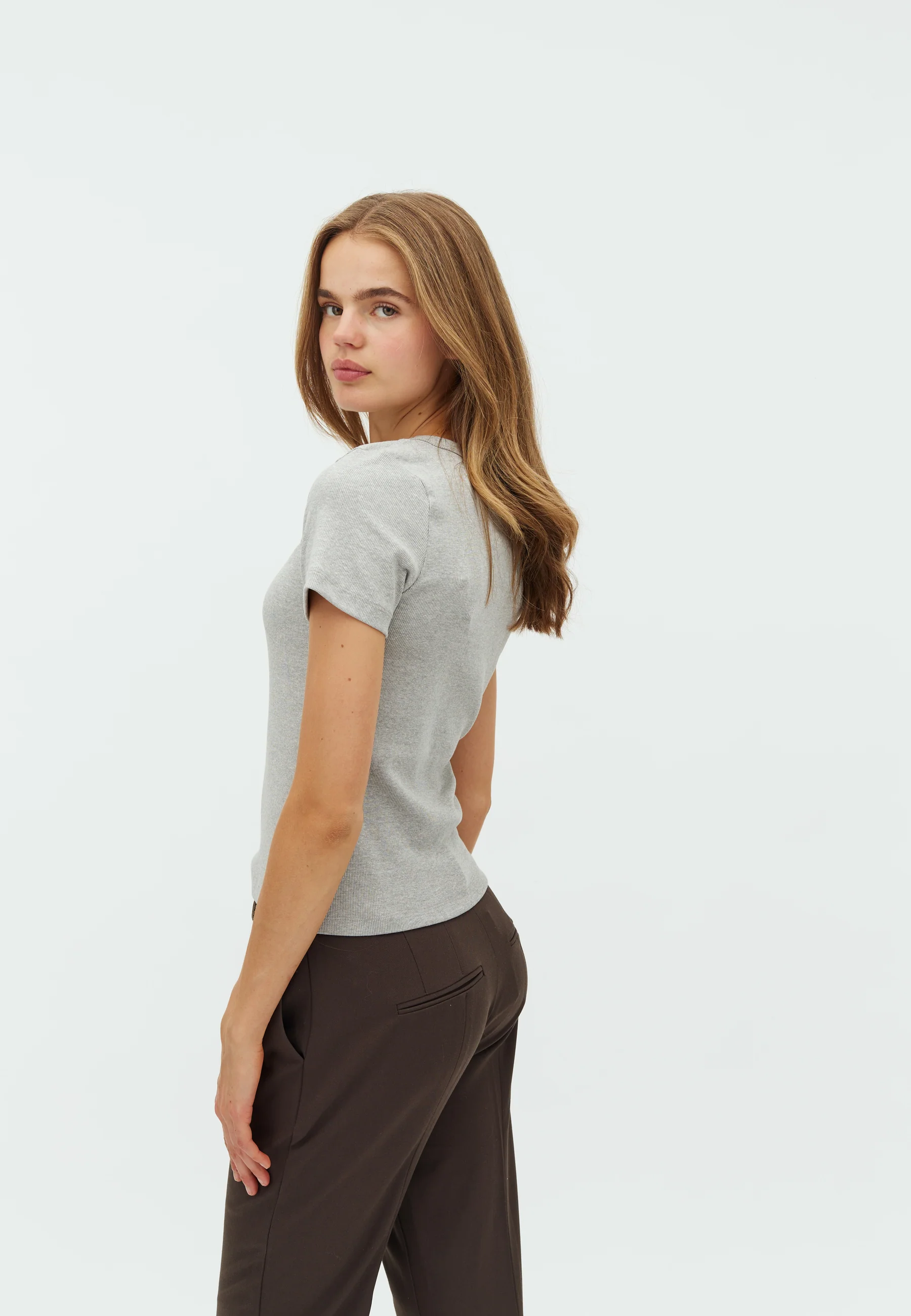 Otis-M T-shirt - Grey Melange - Image 2