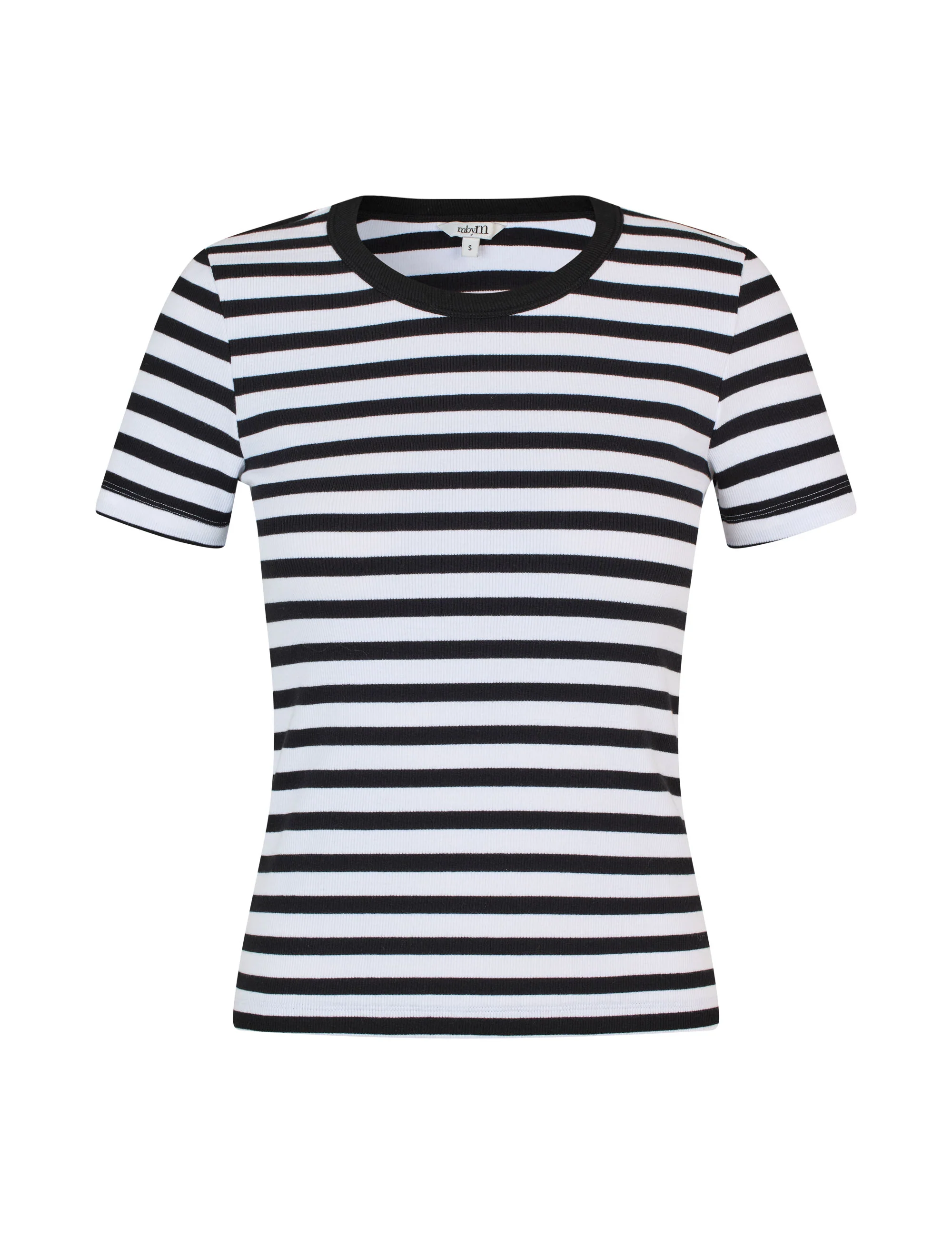 Otis-M T-shirt - White Black Stripe
