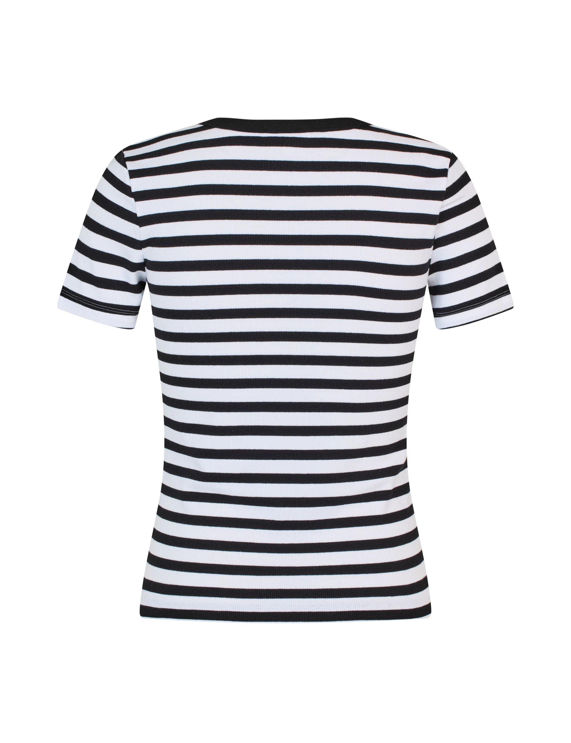 Otis-M T-shirt - White Black Stripe - Image 2