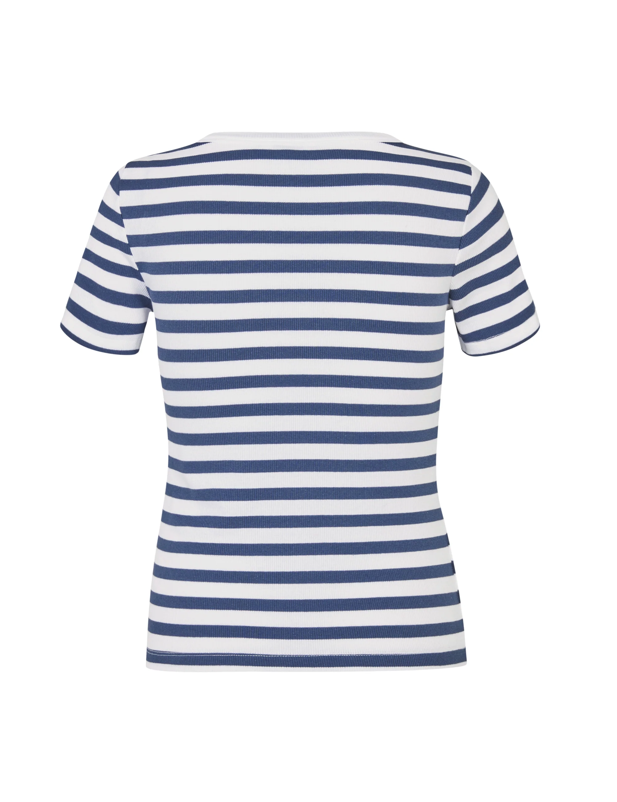 Otis-M T-shirt - White Indigo Stripe - Image 5