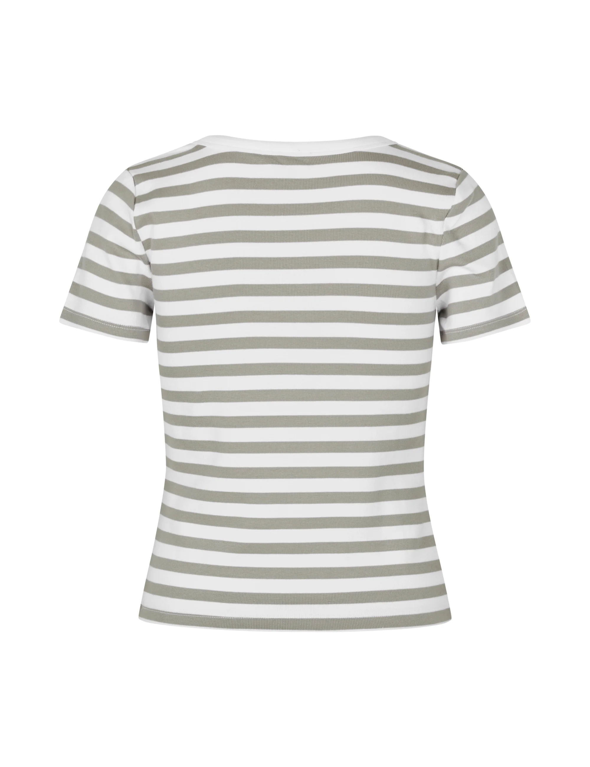 Otis-M T-shirt - White Twig Stripe - Image 5