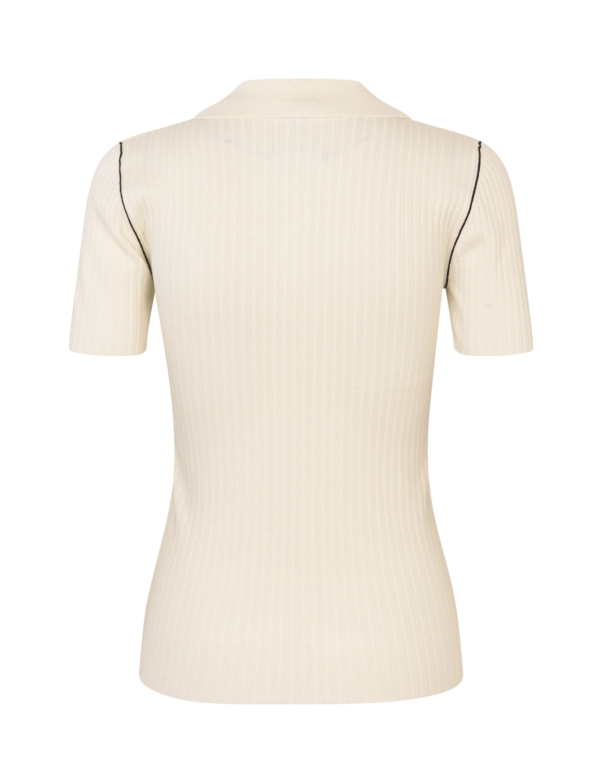 Paoula SS-M Polo Knit - Sugar - Image 6