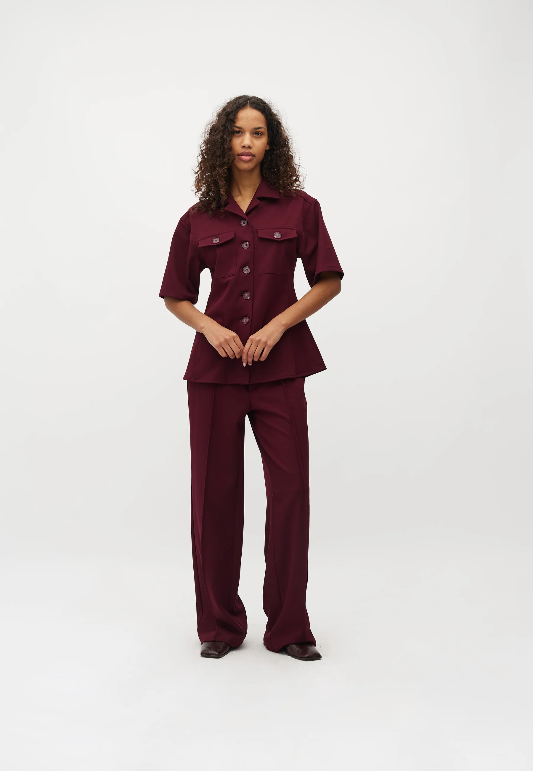 Peplina-M Shirt Blouse - Fig - Image 4