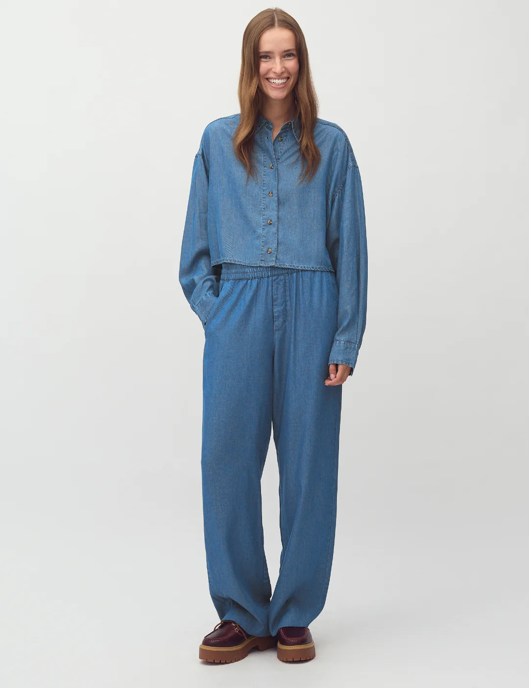 Phillipa-M Trousers - Mid Vintage Wash
