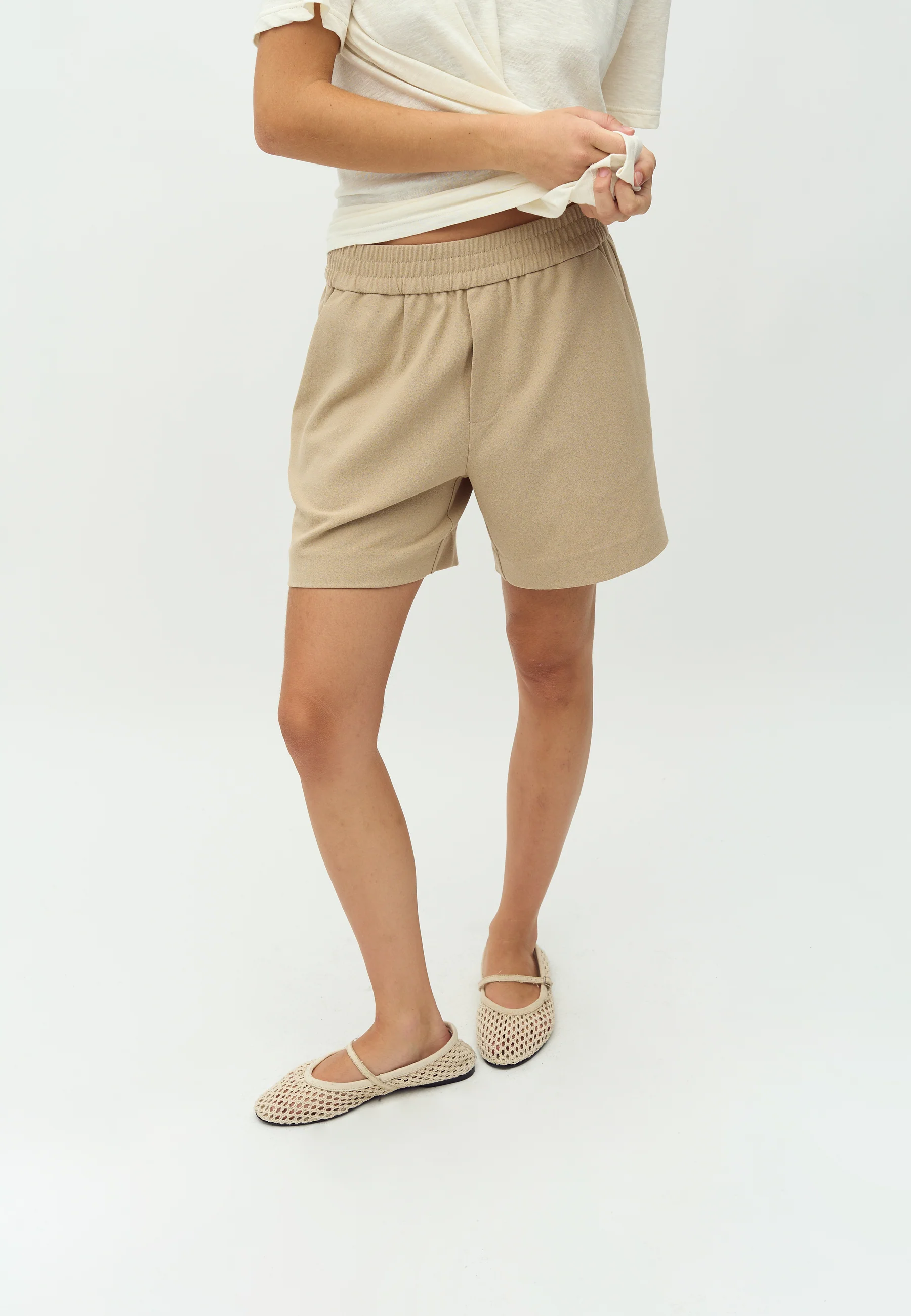 Phillipa Short-M Shorts - White Pepper - Image 2