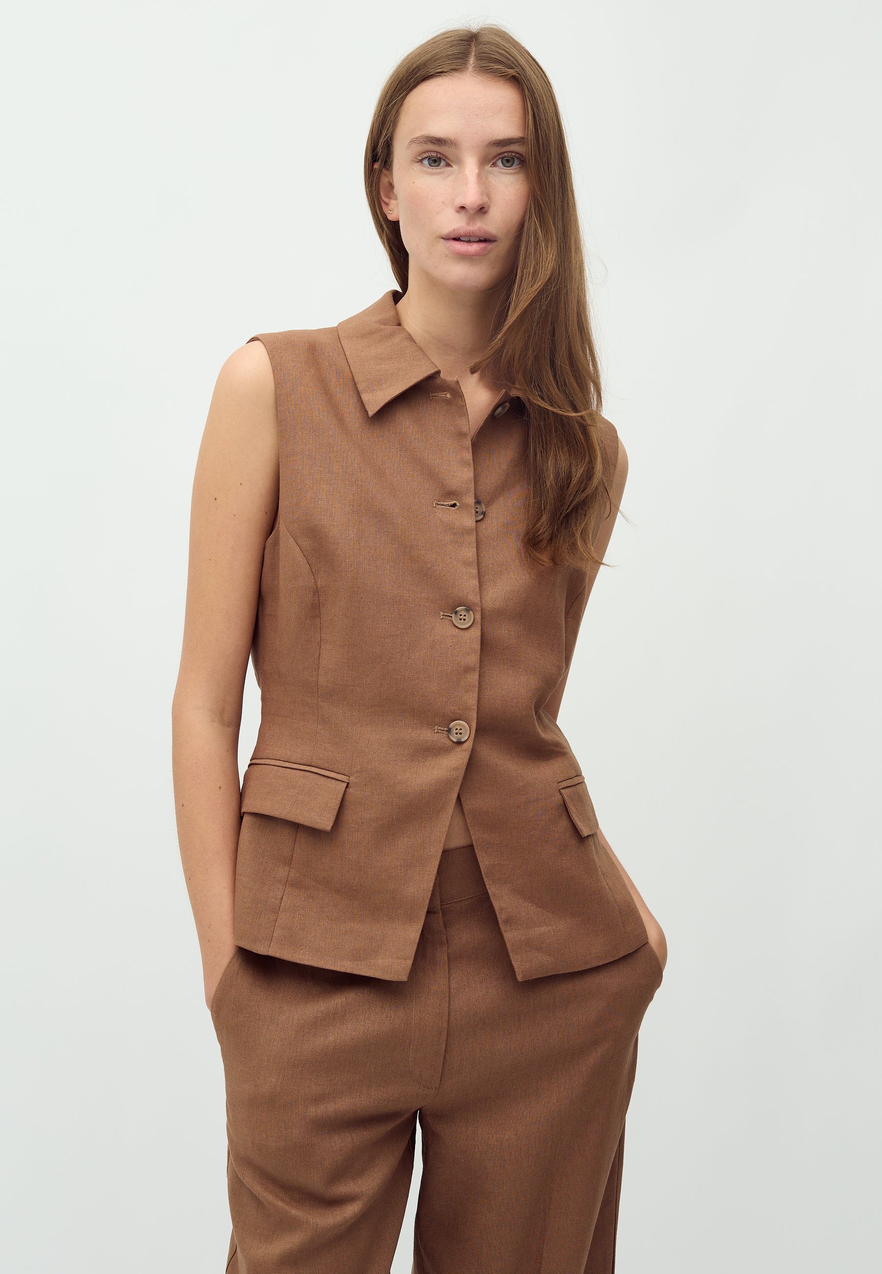 Pierra-M Vest - Coca Mocha