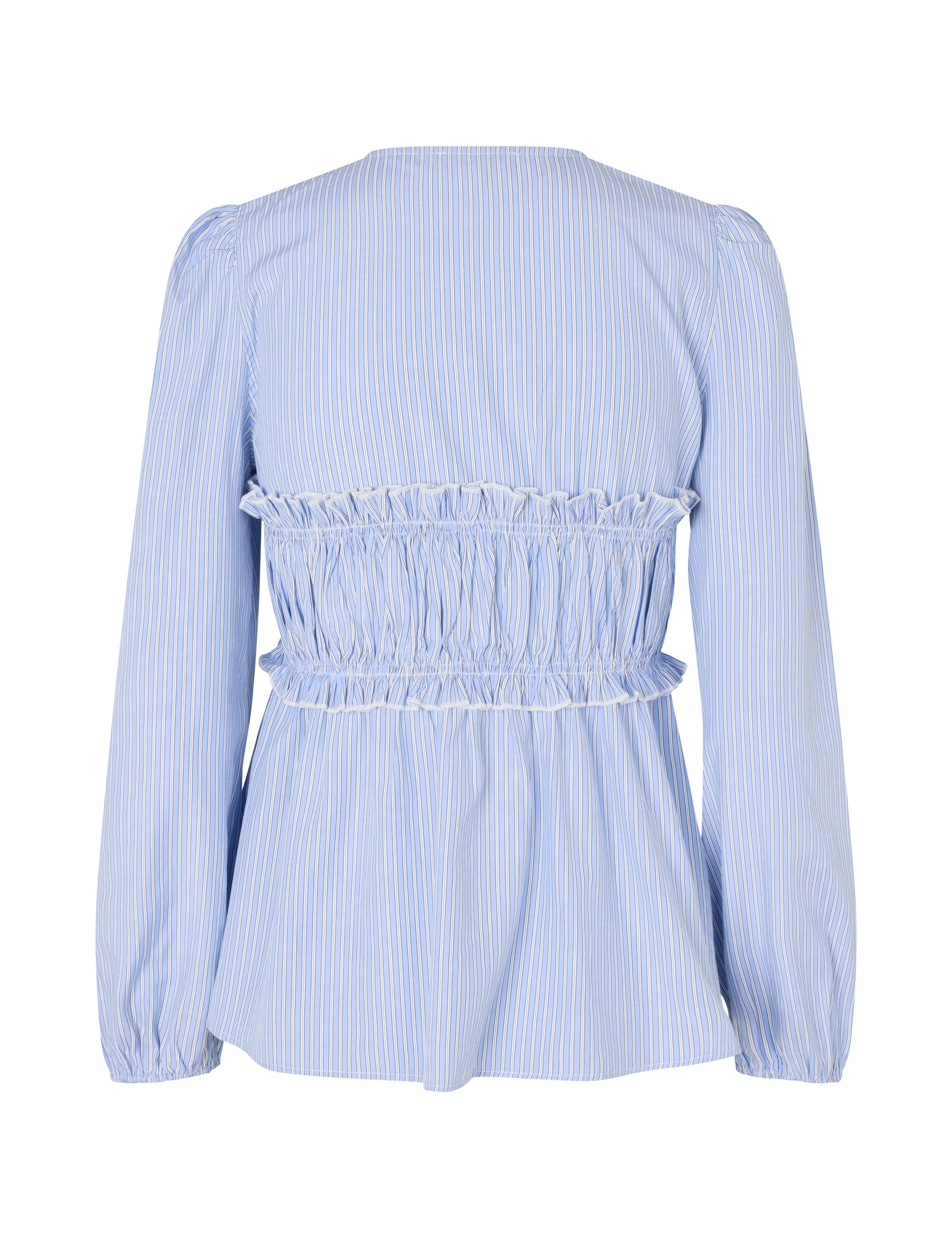 Pipa-M Blouse - Blue Zinnia Stripe - Image 6