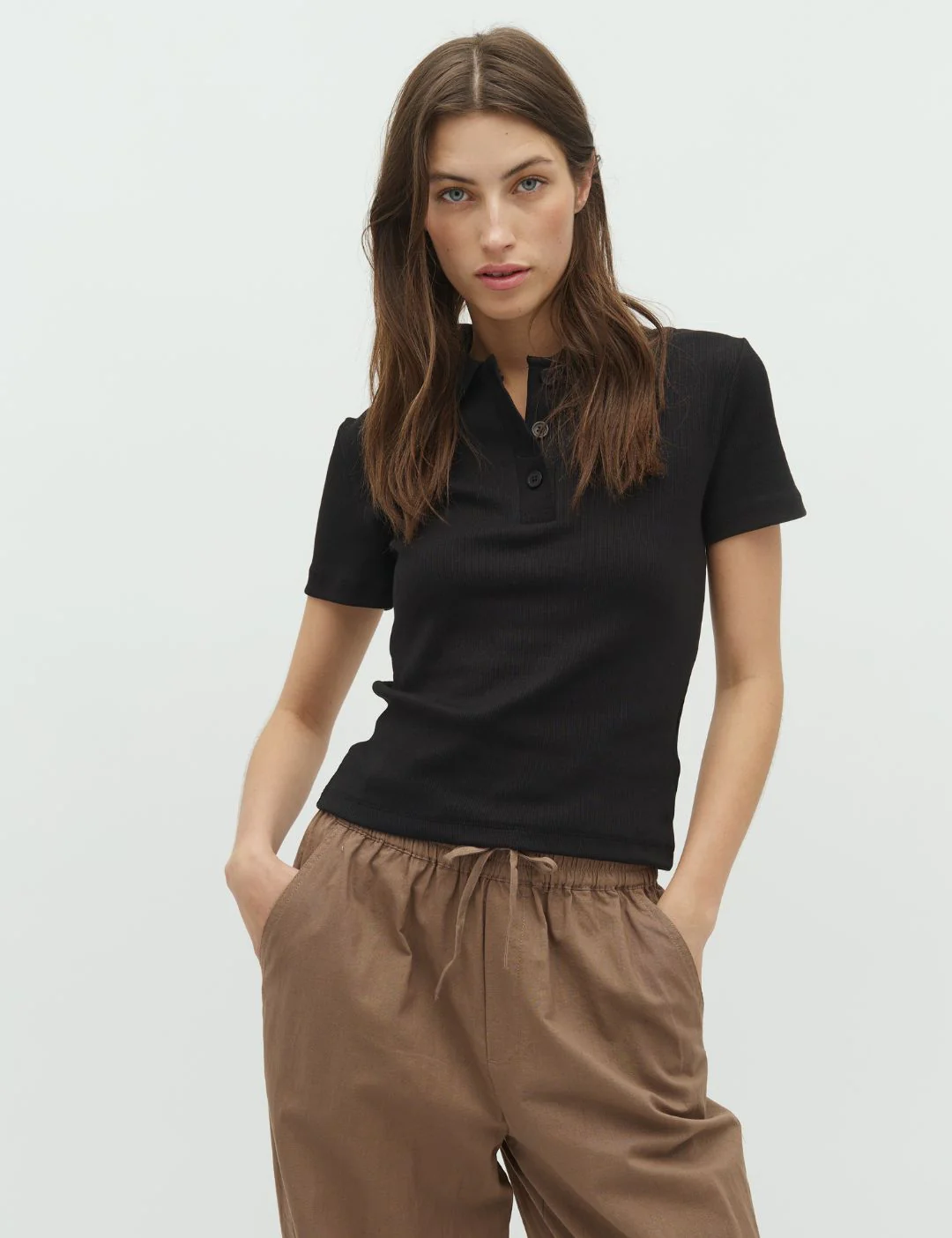 Polarani-M Polo Tee - Black