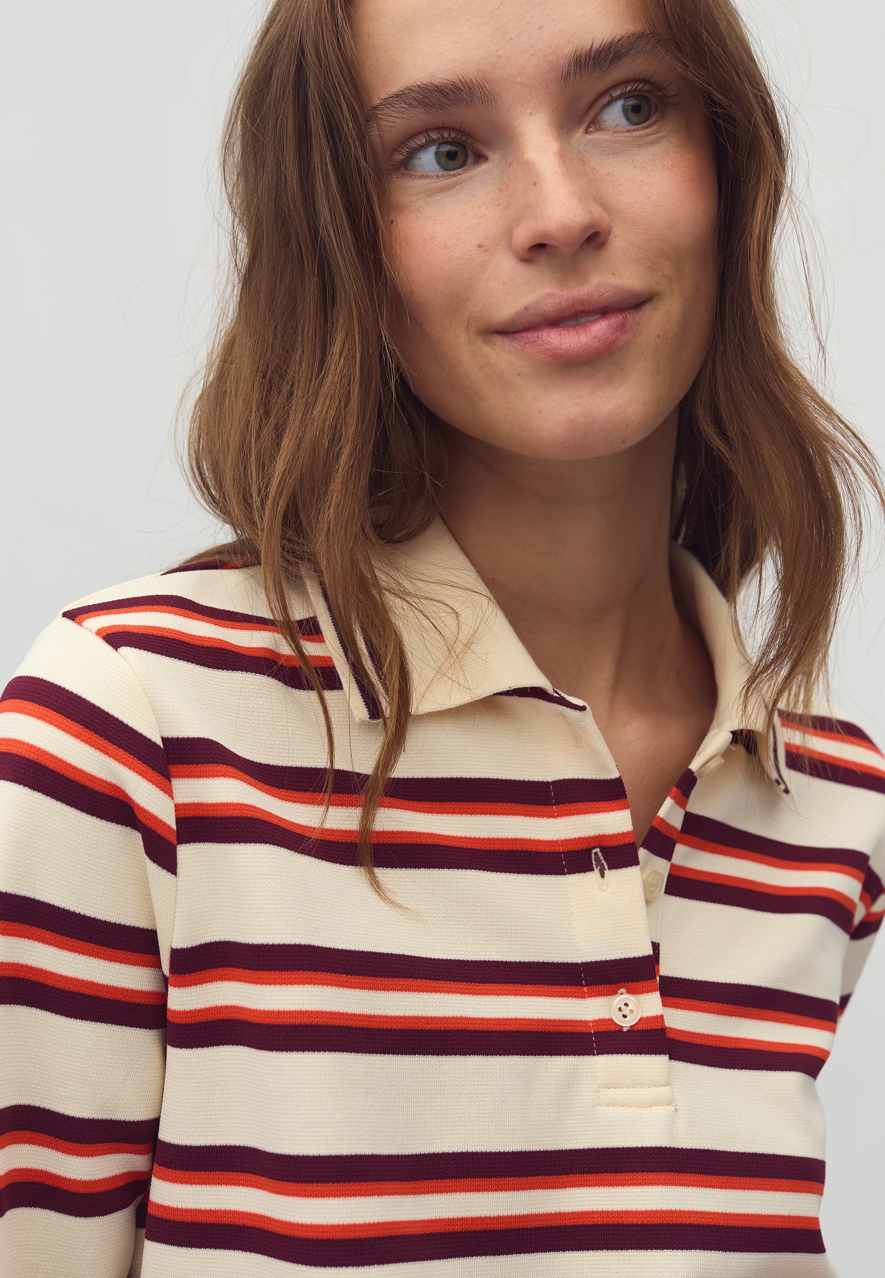 Polla-M Polo Shirt - Spring Stripe - Image 5