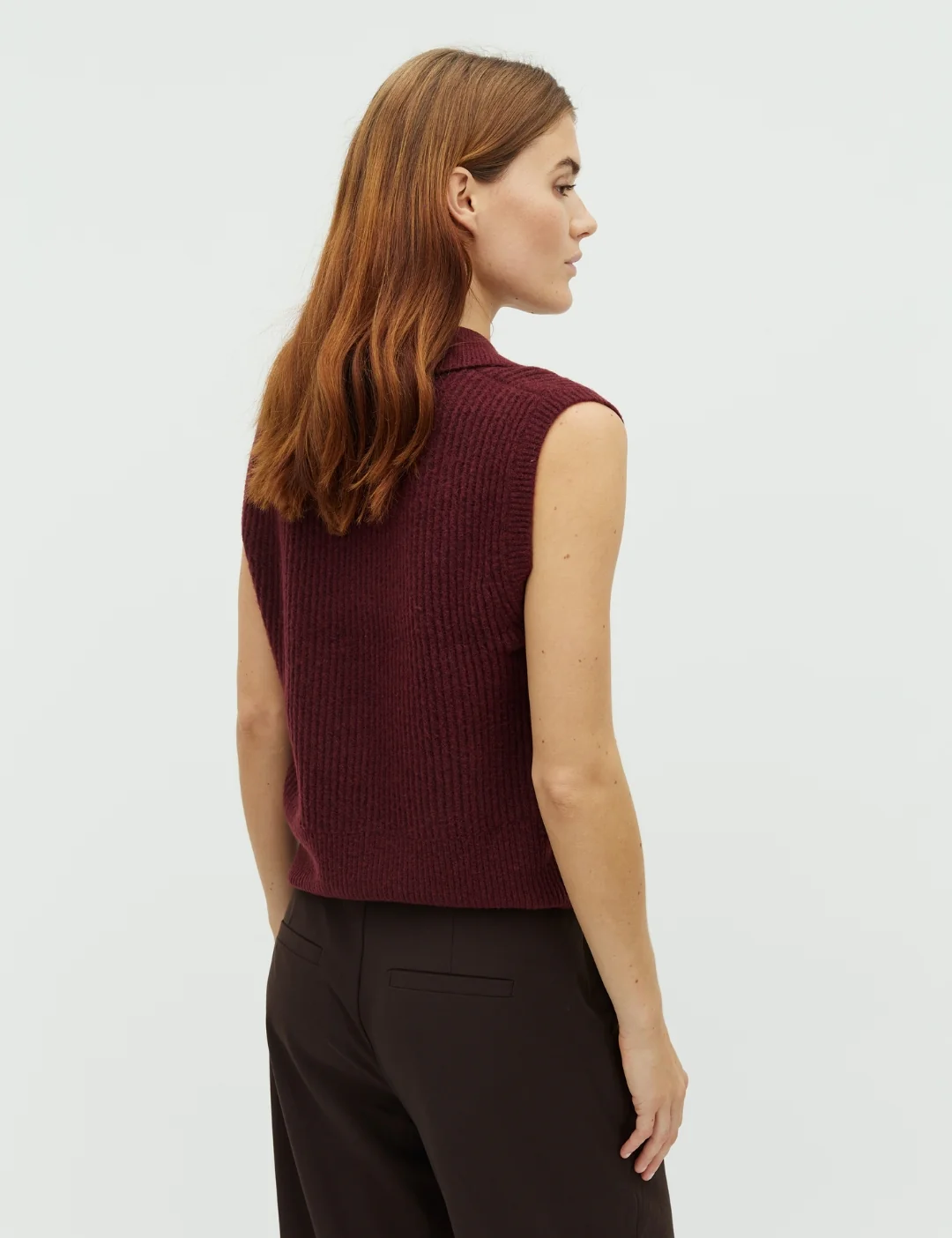 Ritika-M Knit Vest - Fig - Image 3