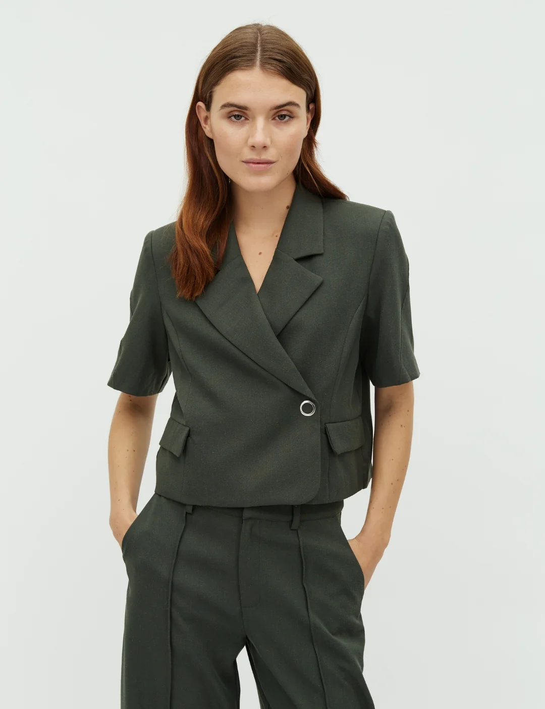 Robina-M Blazer - Pine Green