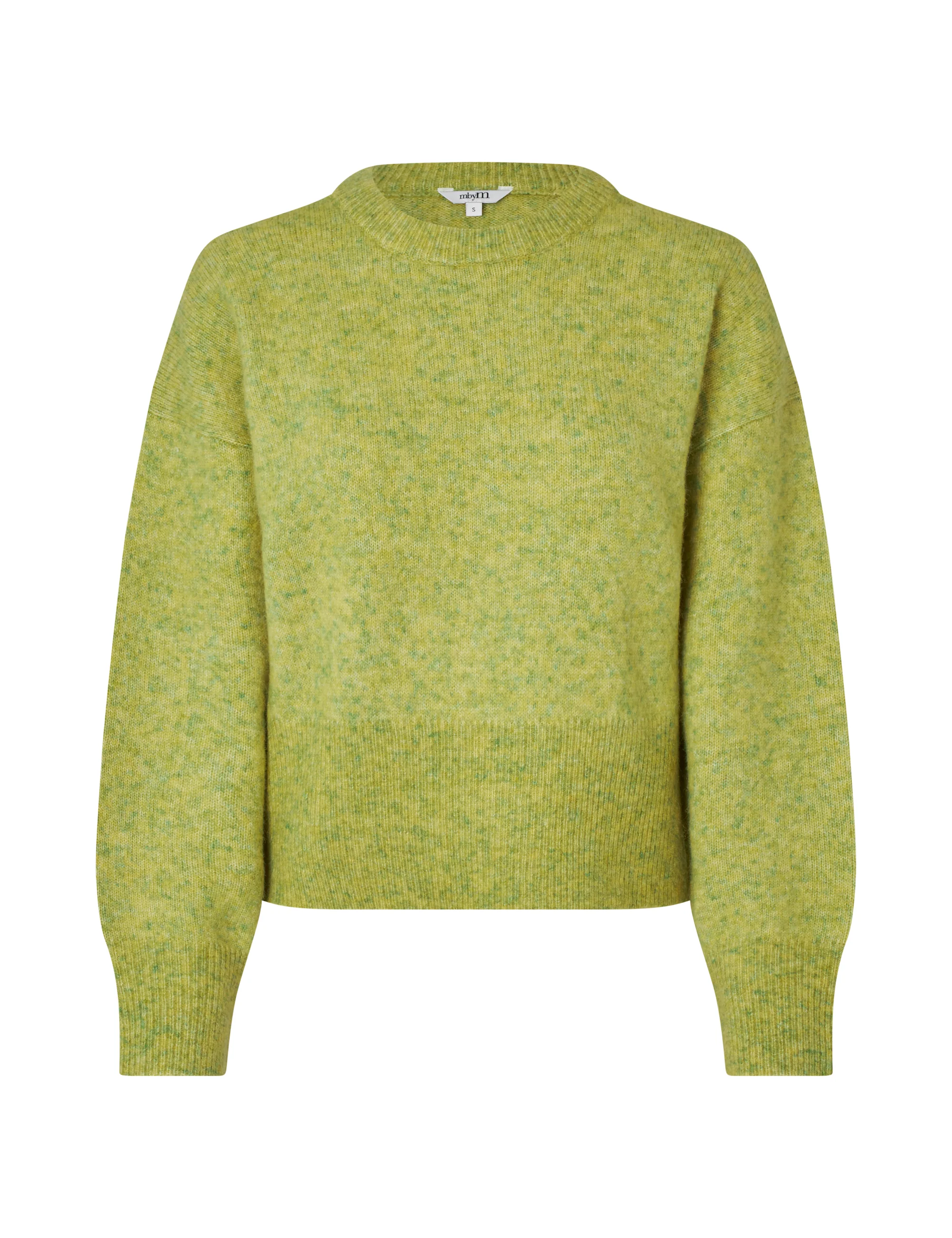 Sadi-M Knit Sweater - Sunny Lime Melange - Image 4