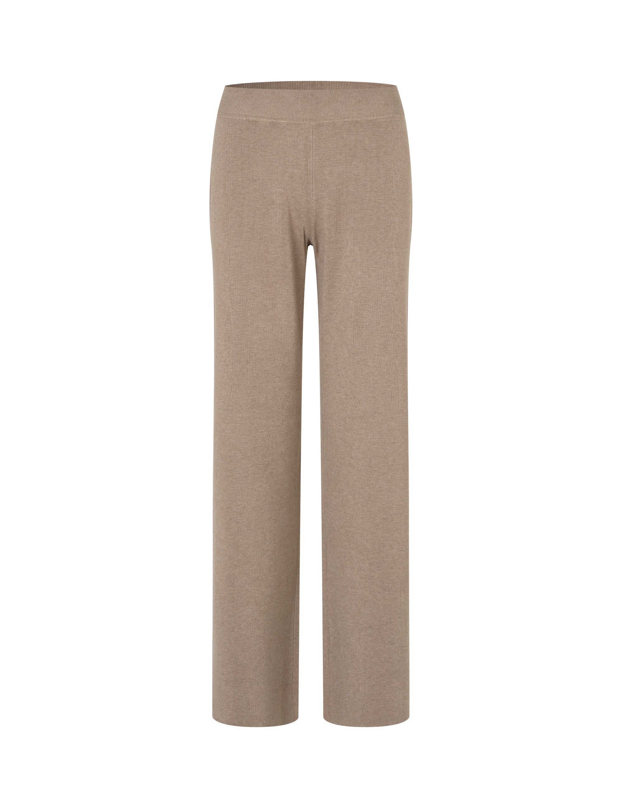 Sanda-M Straight Pants - Island Fossil Melange