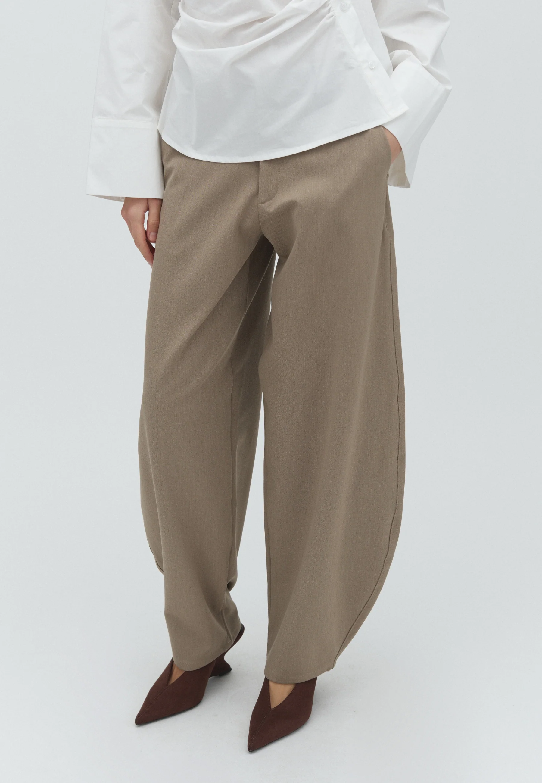 Silira-M Pants - Timber Wolf Mel. - Image 2