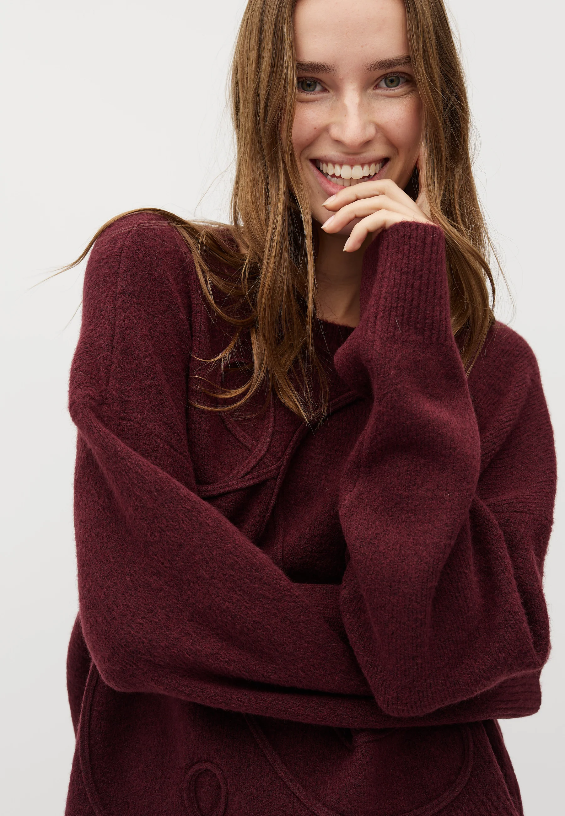Sionan-M Knit Sweater - Fig - Image 2