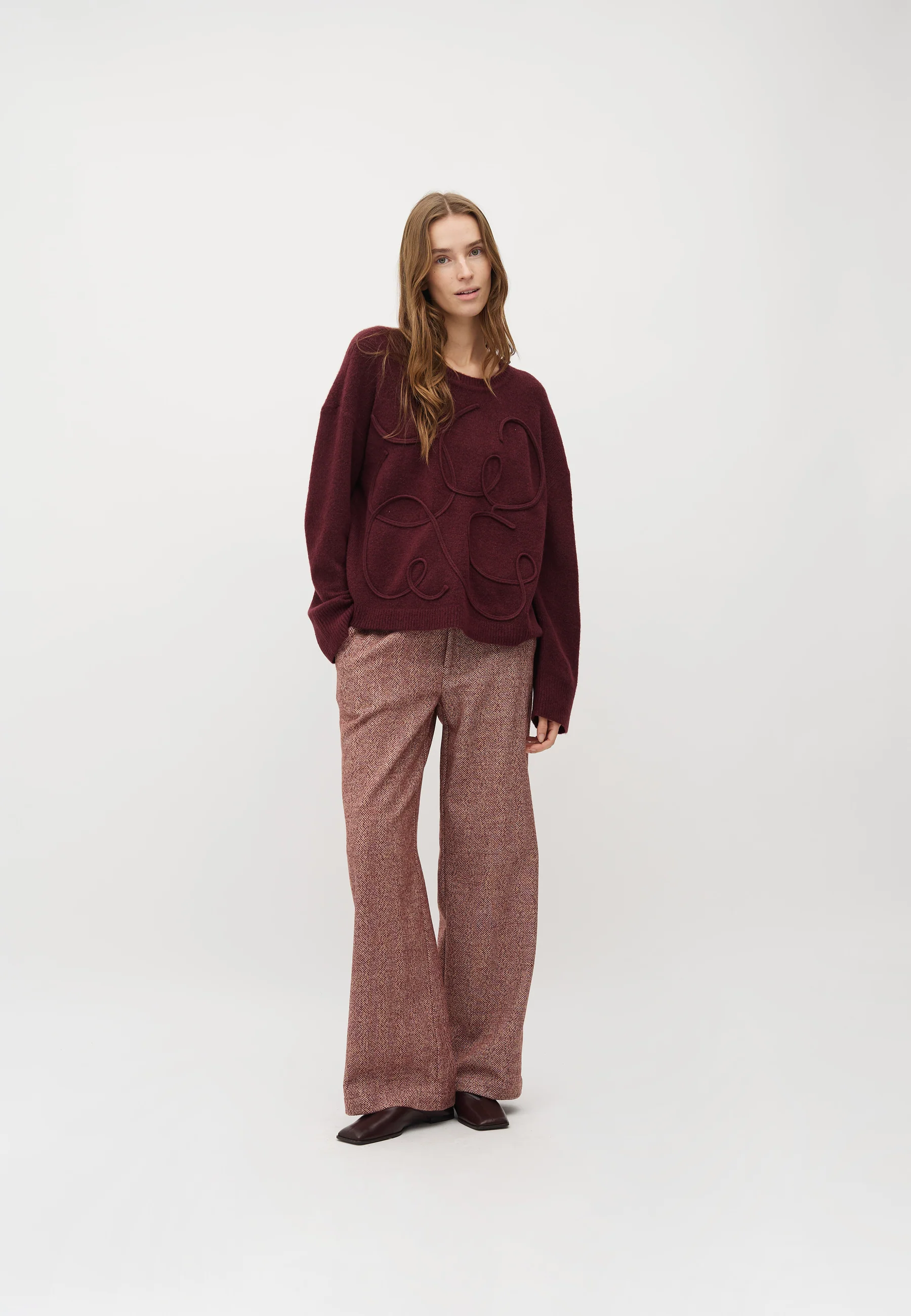 Sionan-M Knit Sweater - Fig - Image 4
