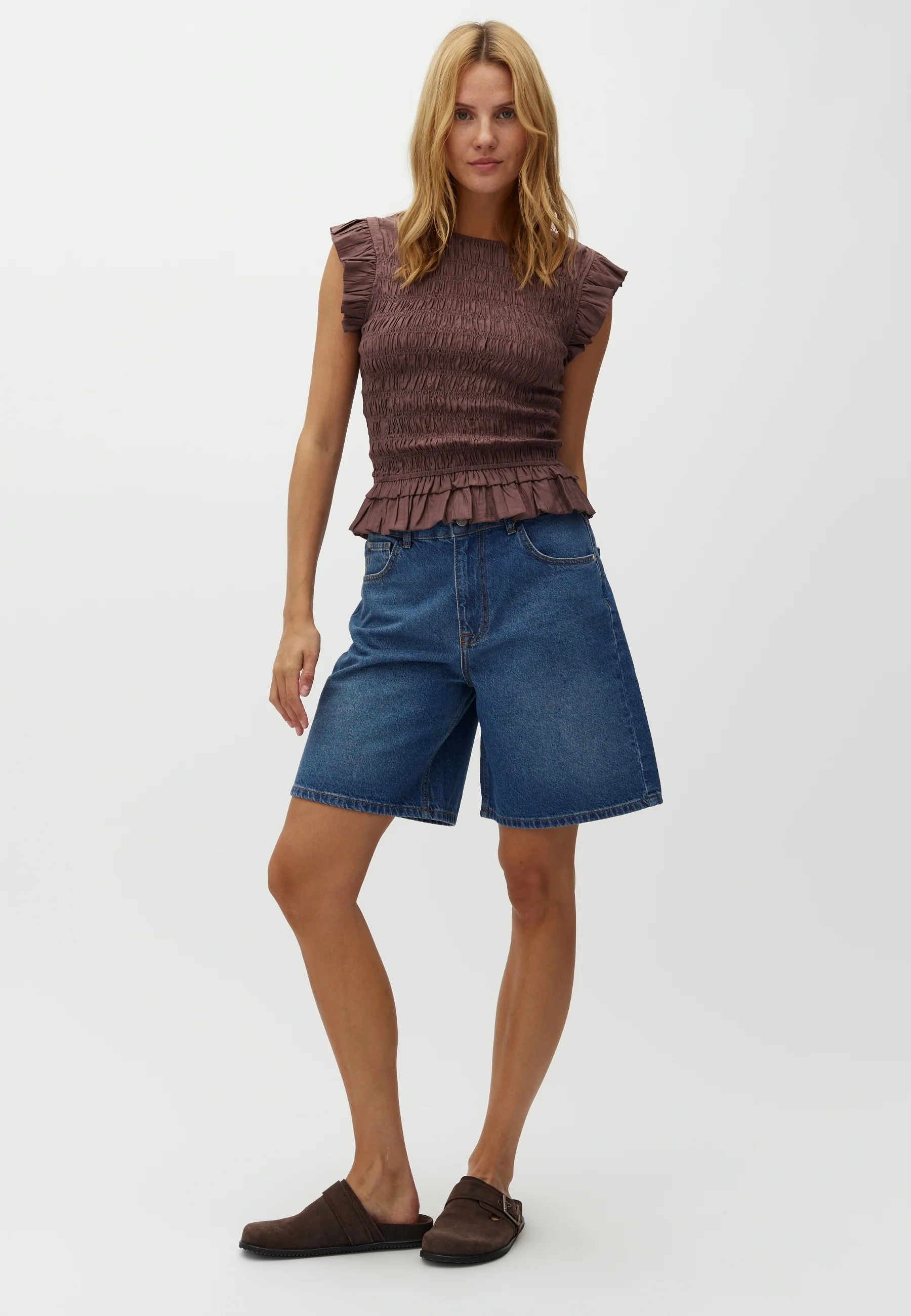 Talina-M Shorts - Vintage Blue Wash - Image 4