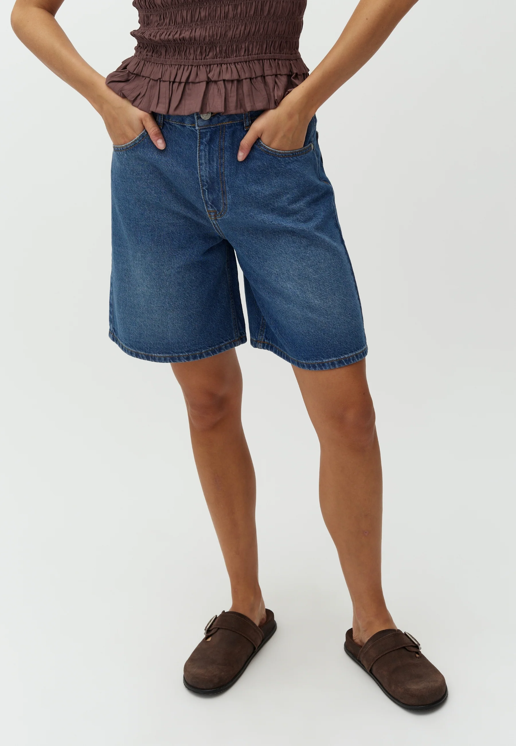 Talina-M Shorts - Vintage Blue Wash - Image 5
