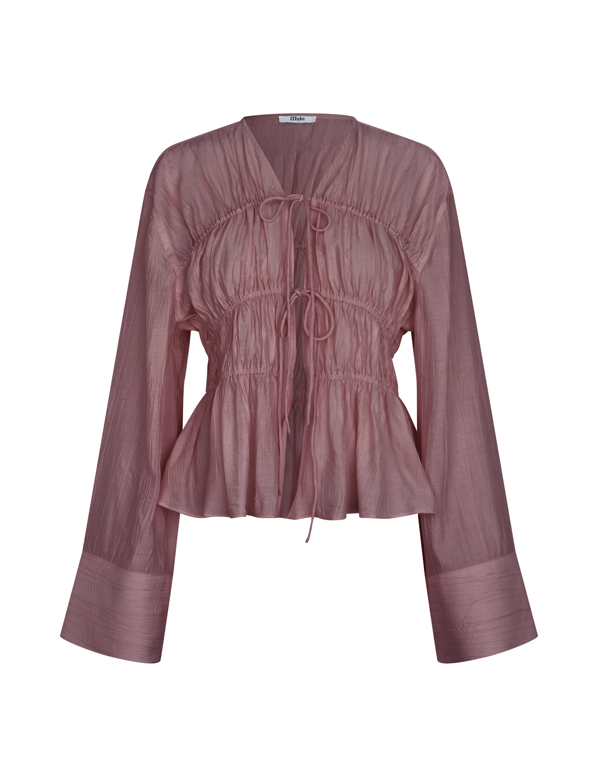 Taneil LS-M Blouse - Brown Lilac