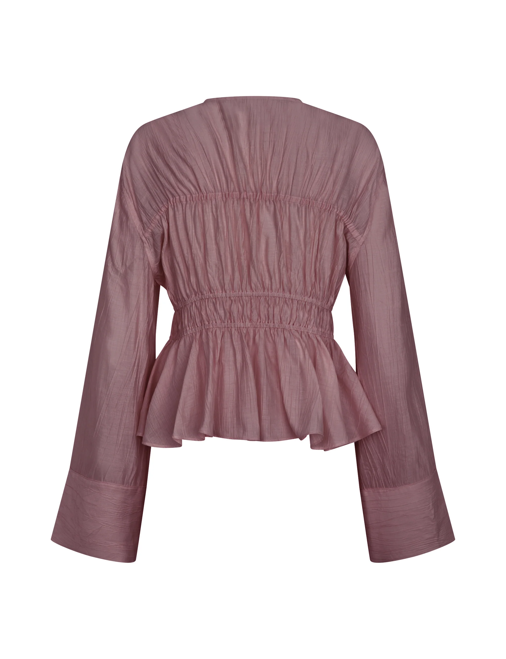 Taneil LS-M Blouse - Brown Lilac - Image 2