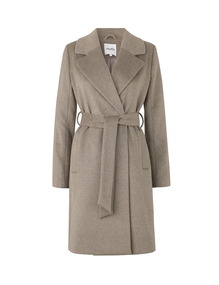 Tanni Coat - Greige Melange