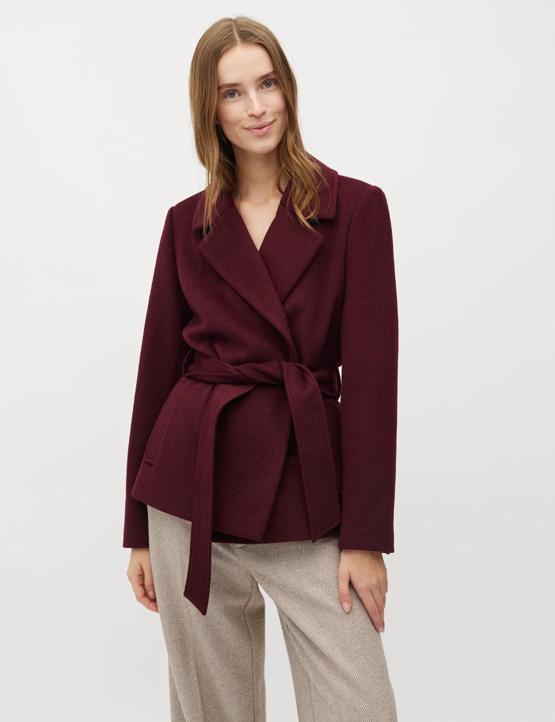 Tanni Short-M Coat - Fig - Image 2