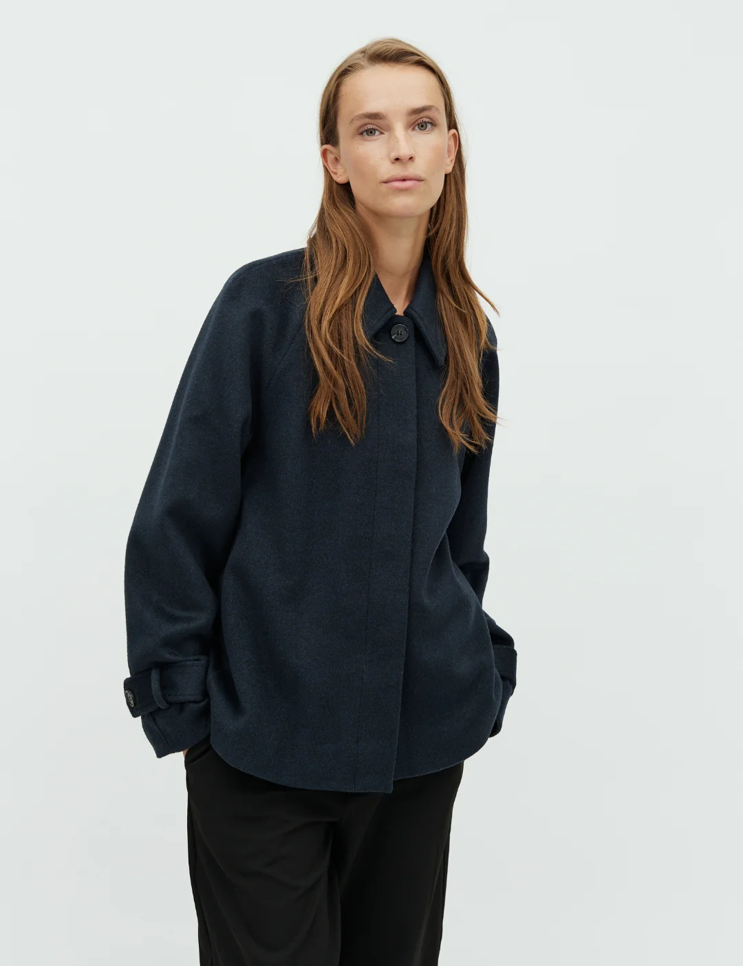 Tary-M Wool Jacket - Night Sky Melange - Image 2