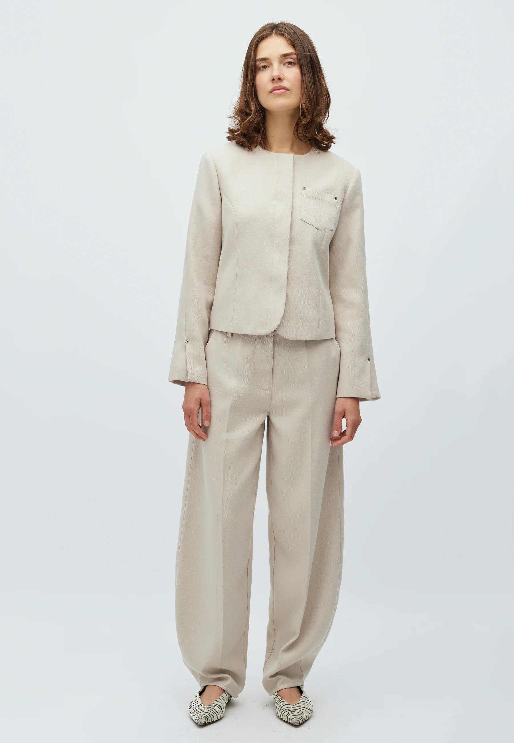 Torina-M Jacket - Spring Brown Melange - Image 4