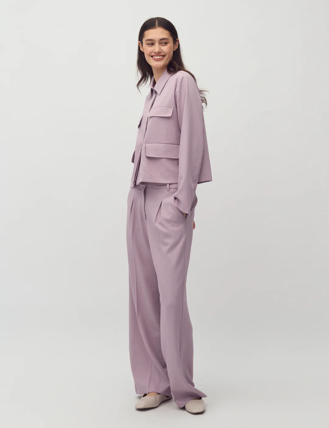 Woddy-M Blazer Shirt - Orchid Bloom - Image 2