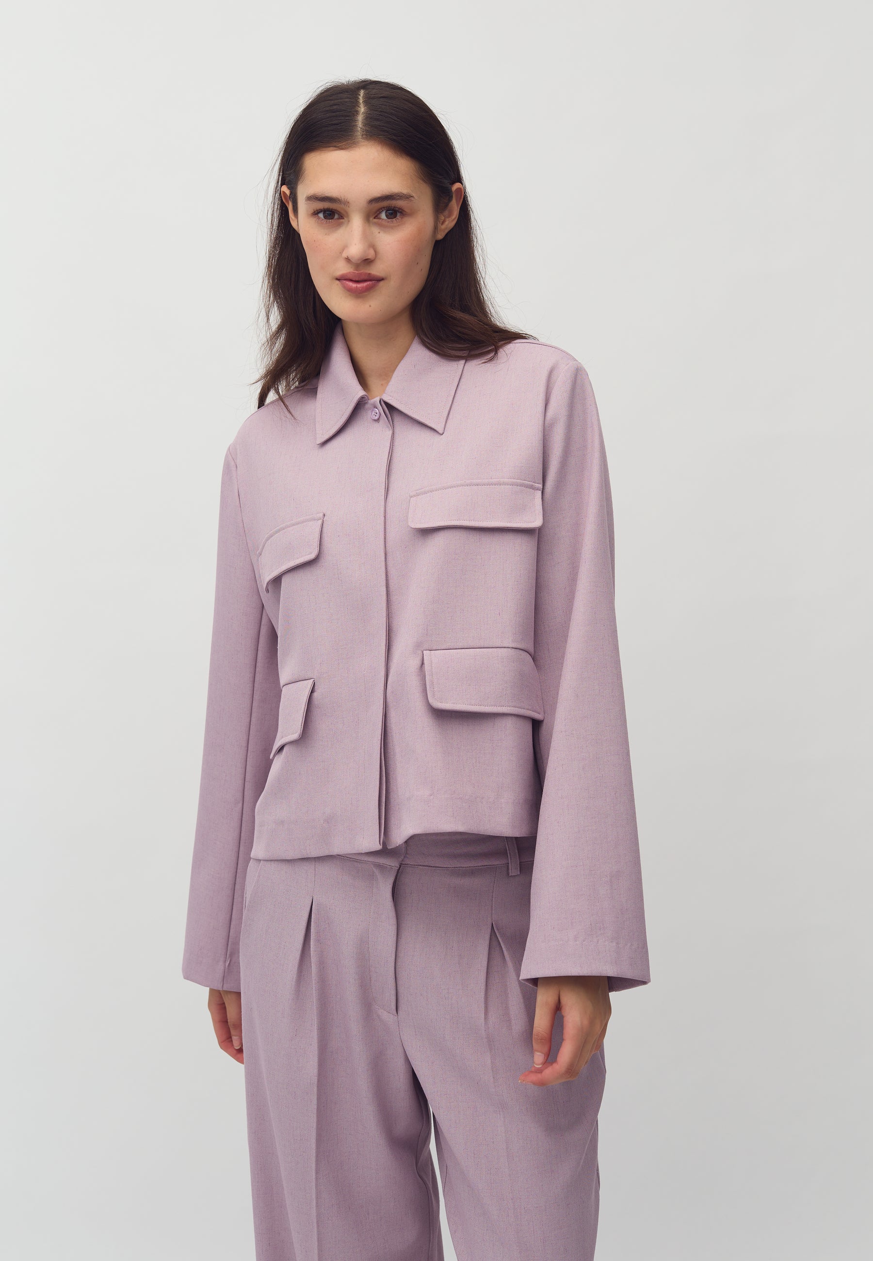 Woddy-M Blazer Shirt - Orchid Bloom - Image 5