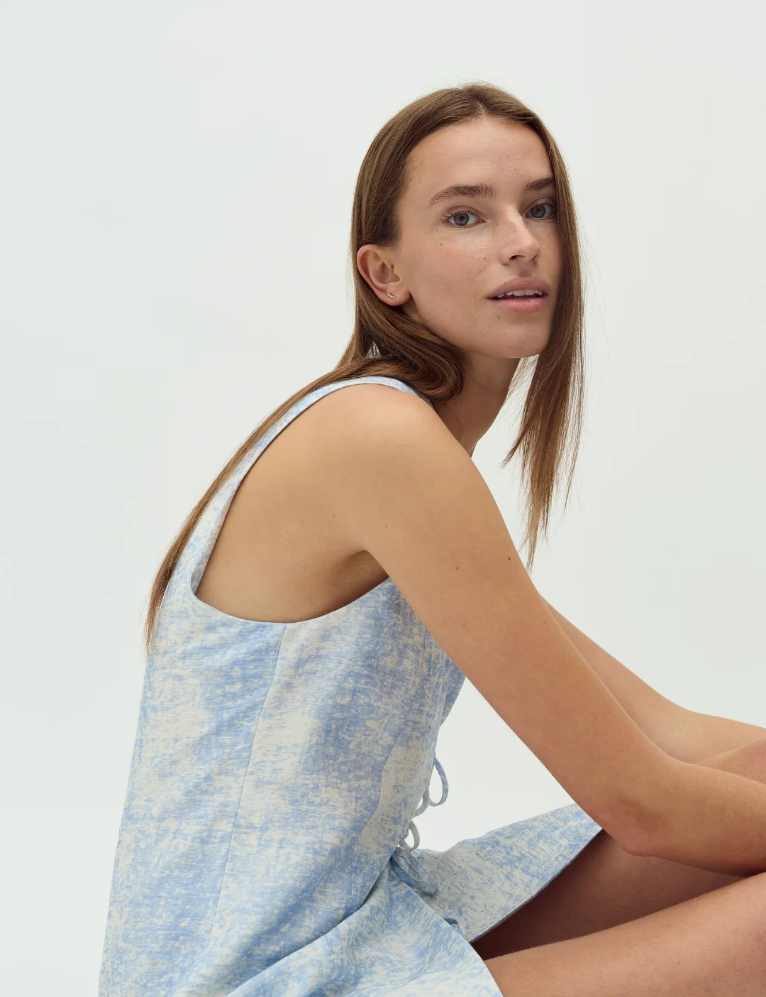 Wrenlianna-M Dress - Blue Valana Print - Image 2