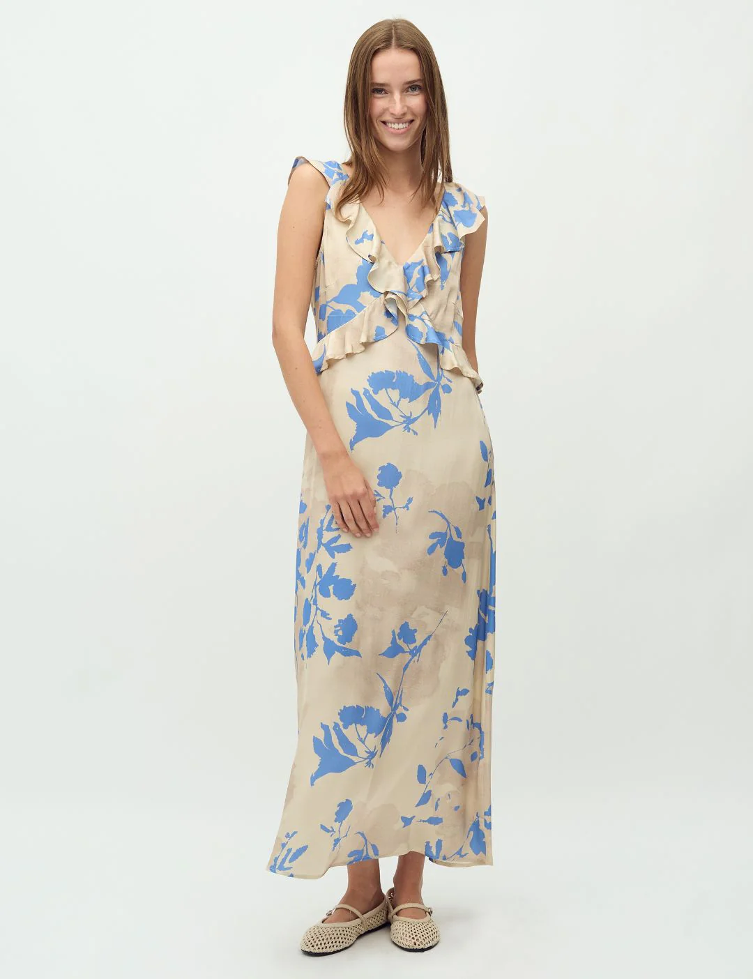 Yannie-M Dress - Blue Felissa Print