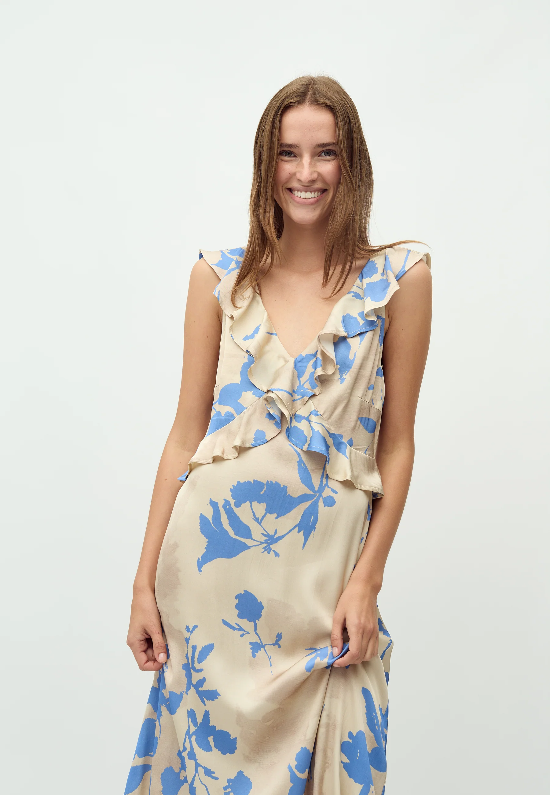 Yannie-M Dress - Blue Felissa Print - Image 3