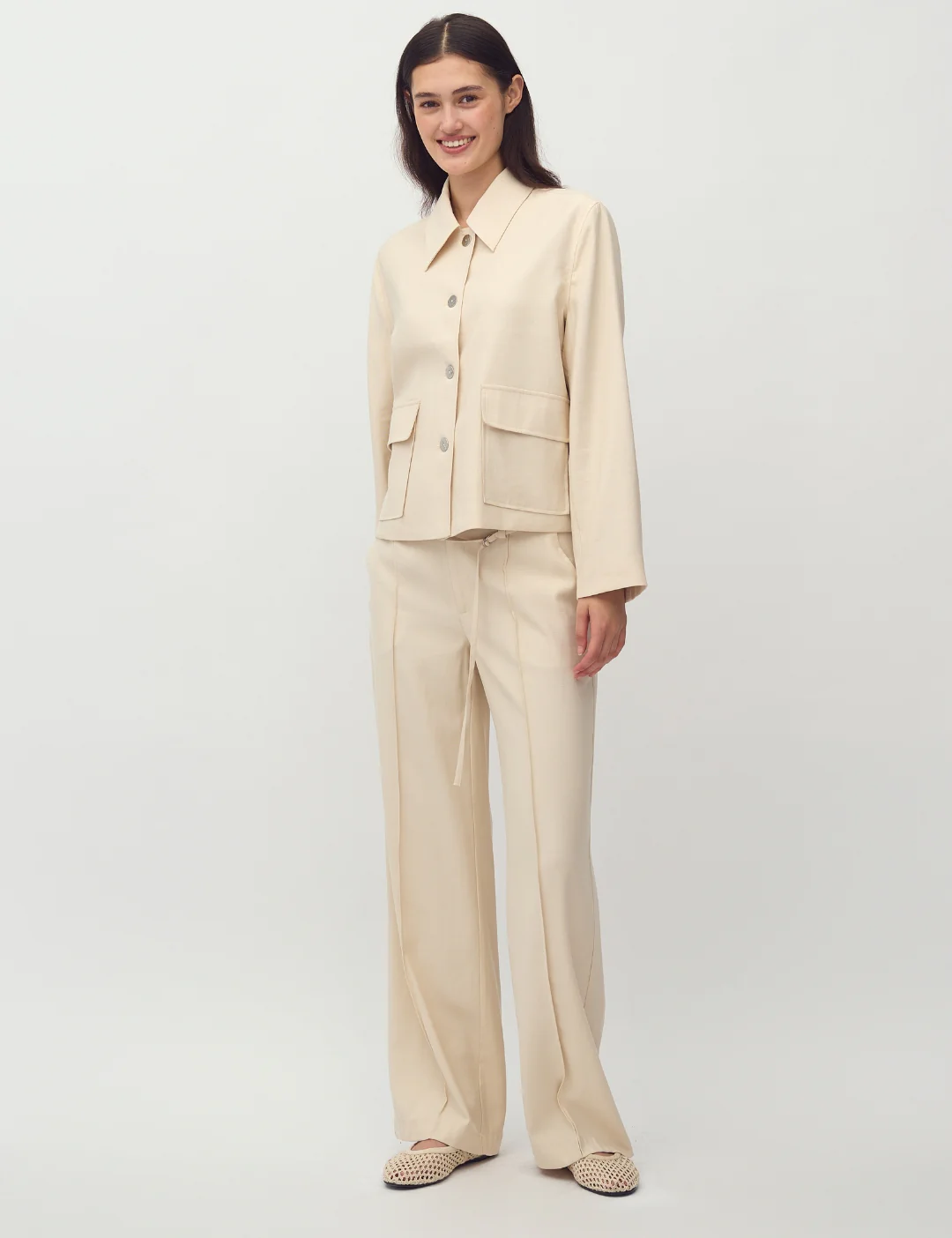 Yoshi-M Blazer Jacket - Oyster - Image 2